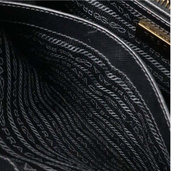 PRADA Galleria Handbag - Shoulder bag in Saffiano black Leather,  Model 1BA896 - Picture 6 of 9